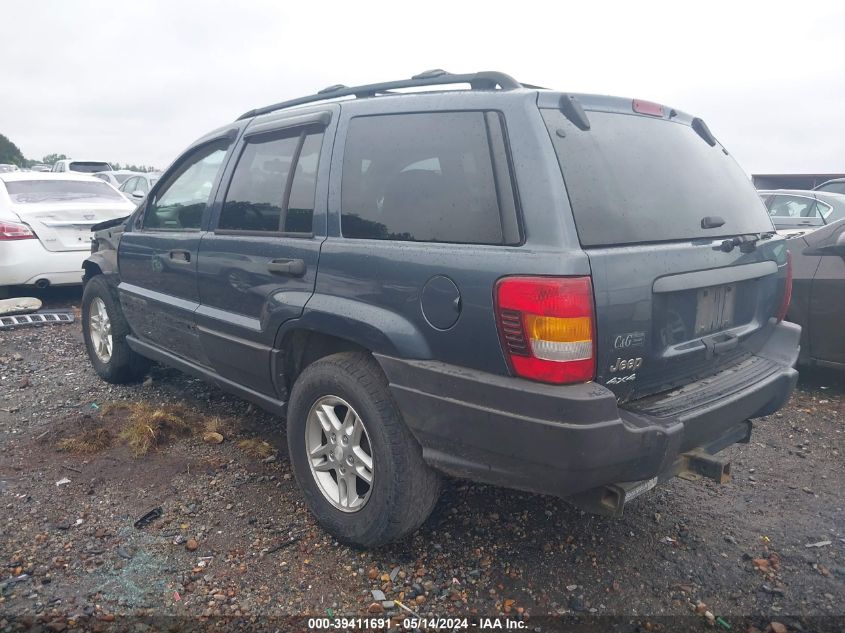 2004 Jeep Grand Cherokee Laredo VIN: 1J4GW48S24C116793 Lot: 39411691