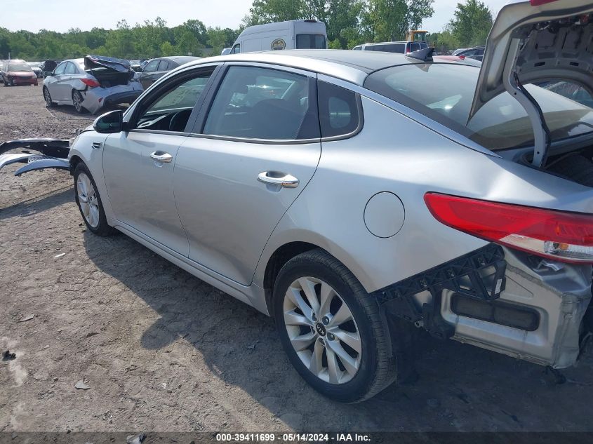 2018 Kia Optima Ex VIN: 5XXGU4L34JG237767 Lot: 39411699