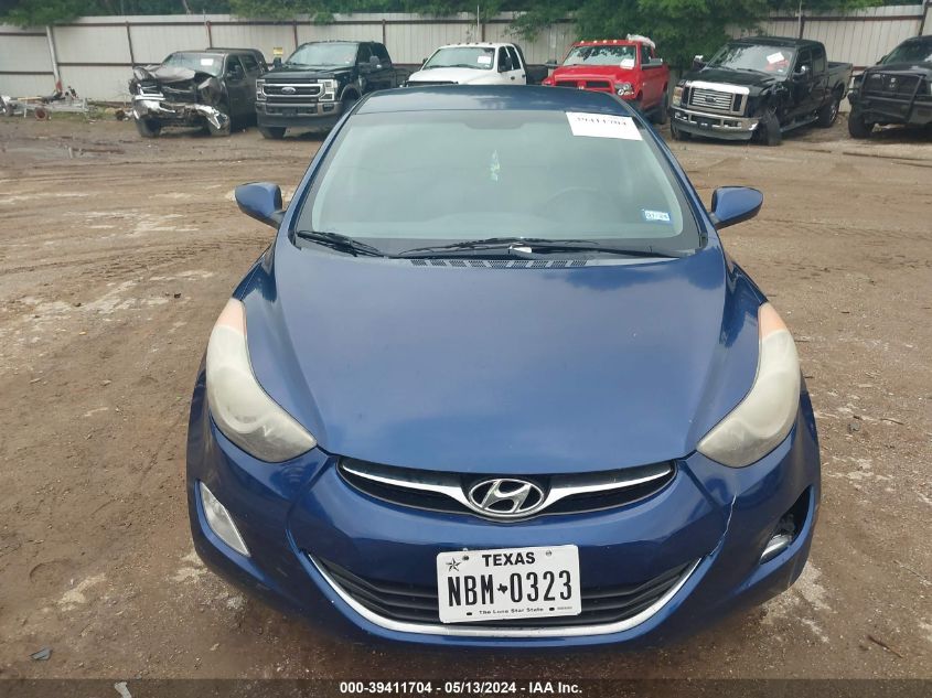 2013 Hyundai Elantra Gls VIN: KMHDH4AE3DU570838 Lot: 39411704