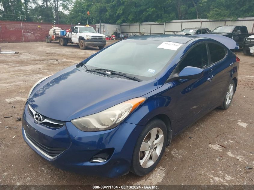 2013 Hyundai Elantra Gls VIN: KMHDH4AE3DU570838 Lot: 39411704