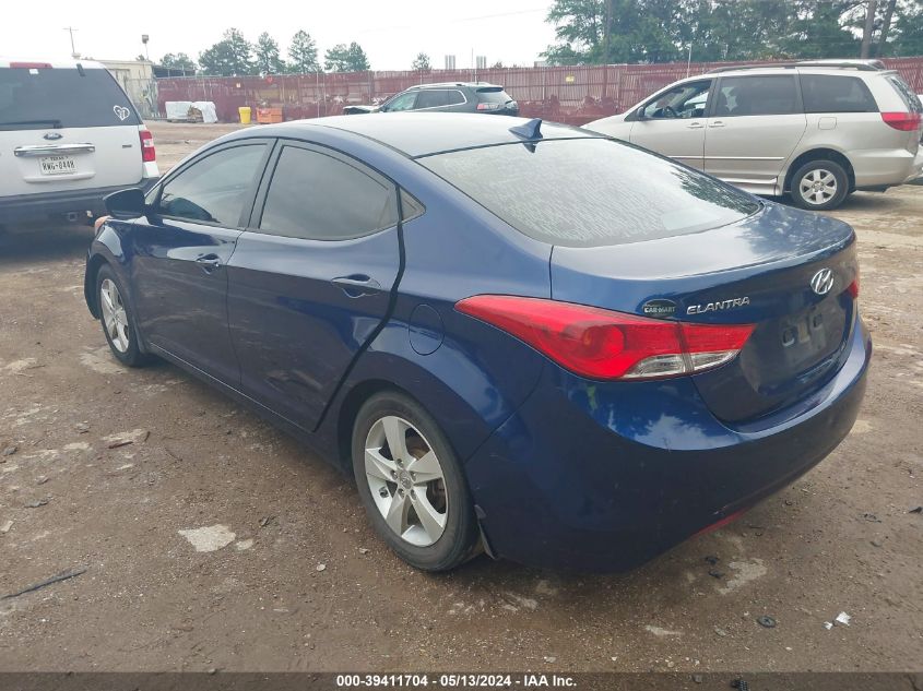 2013 Hyundai Elantra Gls VIN: KMHDH4AE3DU570838 Lot: 39411704