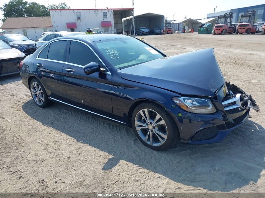 2017 Mercedes-Benz C 300 Luxury/Sport VIN: WDDWF4JB6HR282013 Lot: 39411712