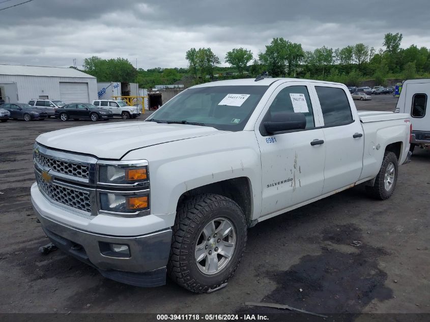 2014 Chevrolet Silverado 1500 1Lt VIN: 3GCUKREC7EG496906 Lot: 39411718