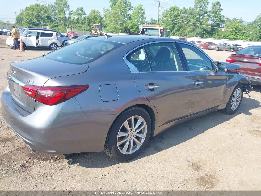 2019 Infiniti Q50 2.0T Pure VIN: JN1CV7AR5KM320014 Lot: 39411726