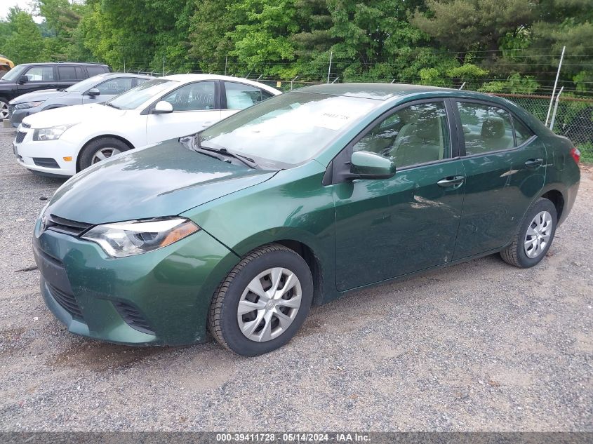 2014 Toyota Corolla Le Eco VIN: 2T1BPRHE4EC097211 Lot: 39411728