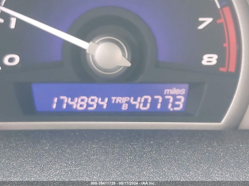 2010 Honda Civic Lx VIN: 19XFA1F59AE017081 Lot: 39411729