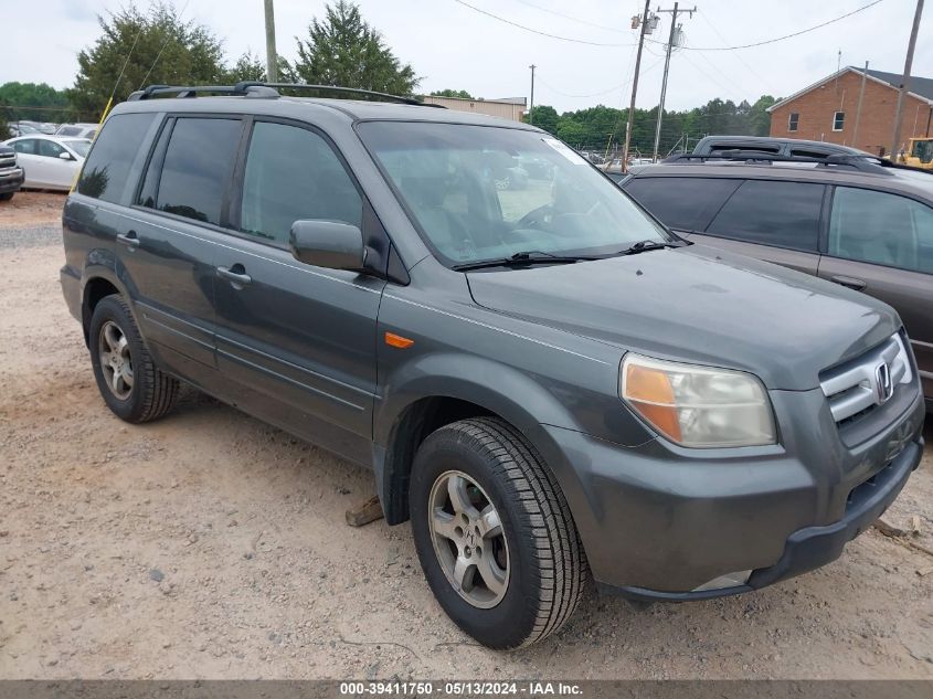 2007 Honda Pilot Ex-L VIN: 2HKYF18527H534640 Lot: 39411750