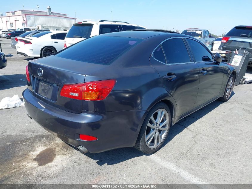 2006 Lexus Is 250 VIN: JTHBK262765001048 Lot: 39411752