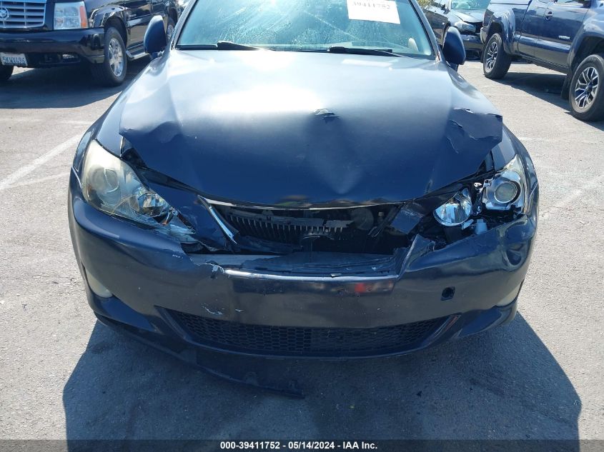 2006 Lexus Is 250 VIN: JTHBK262765001048 Lot: 39411752