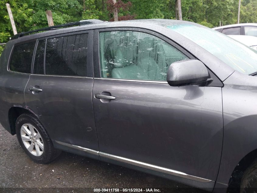 2012 Toyota Highlander Se V6 VIN: 5TDBK3EH8CS165511 Lot: 39411758