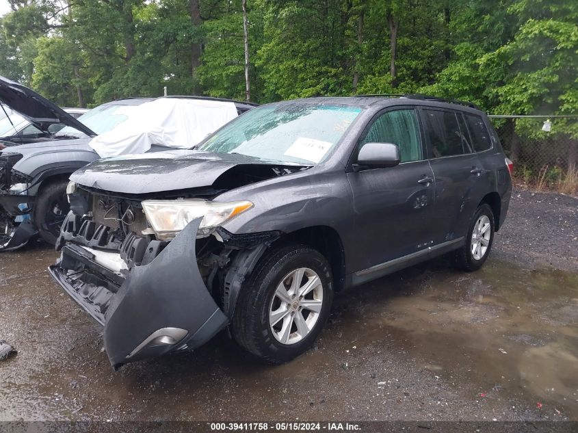 2012 Toyota Highlander Se V6 VIN: 5TDBK3EH8CS165511 Lot: 39411758