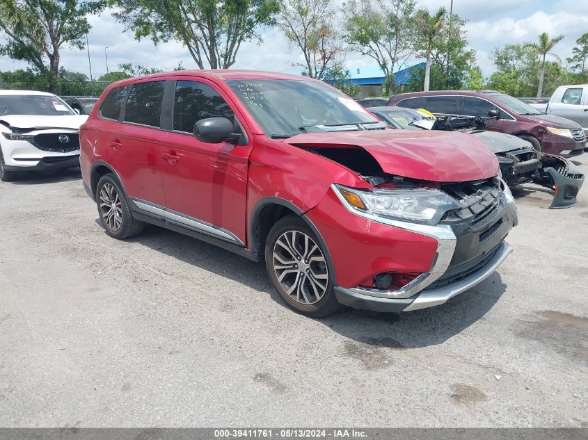 2018 Mitsubishi Outlander Es VIN: JA4AD2A36JZ051233 Lot: 39411761