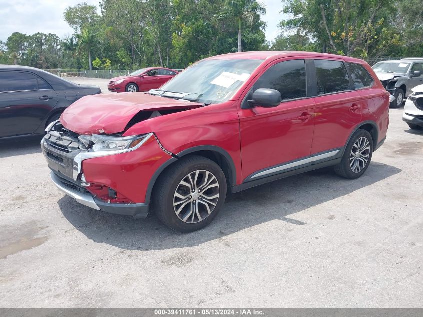 2018 Mitsubishi Outlander Es VIN: JA4AD2A36JZ051233 Lot: 39411761