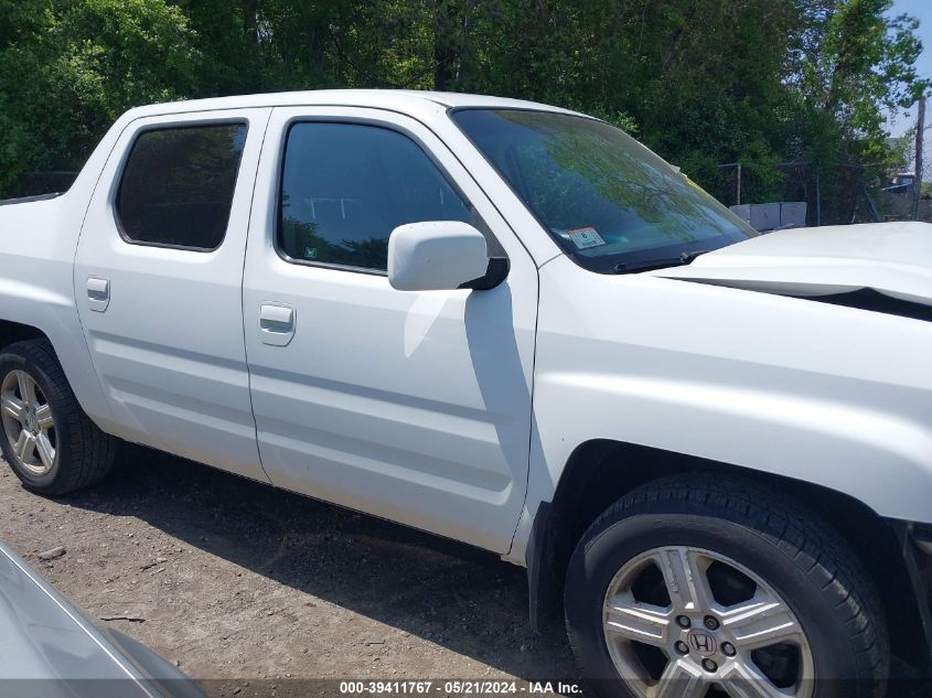 2012 Honda Ridgeline Rtl VIN: 5FPYK1F58CB001187 Lot: 39411767