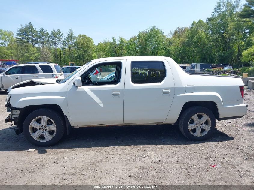 2012 Honda Ridgeline Rtl VIN: 5FPYK1F58CB001187 Lot: 39411767