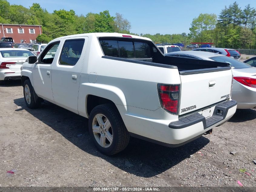 2012 Honda Ridgeline Rtl VIN: 5FPYK1F58CB001187 Lot: 39411767