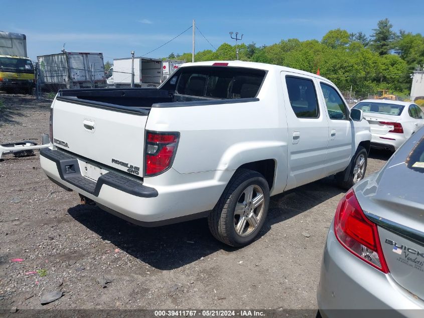 2012 Honda Ridgeline Rtl VIN: 5FPYK1F58CB001187 Lot: 39411767