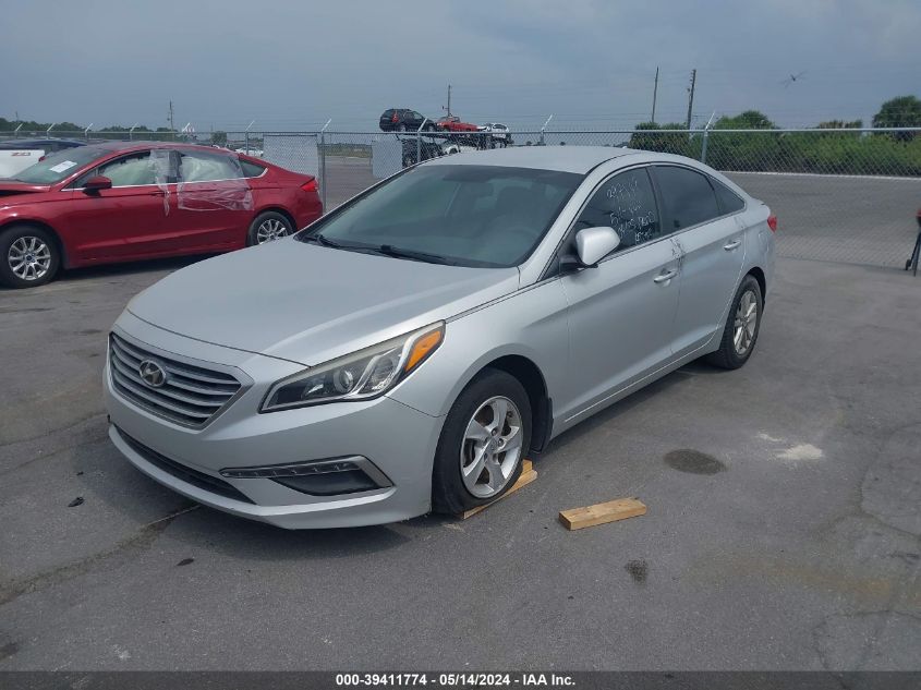 2015 HYUNDAI SONATA SE - 5NPE24AF5FH164947