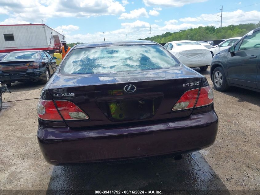 2002 Lexus Es 300 VIN: JTHBF30G220051135 Lot: 39411792