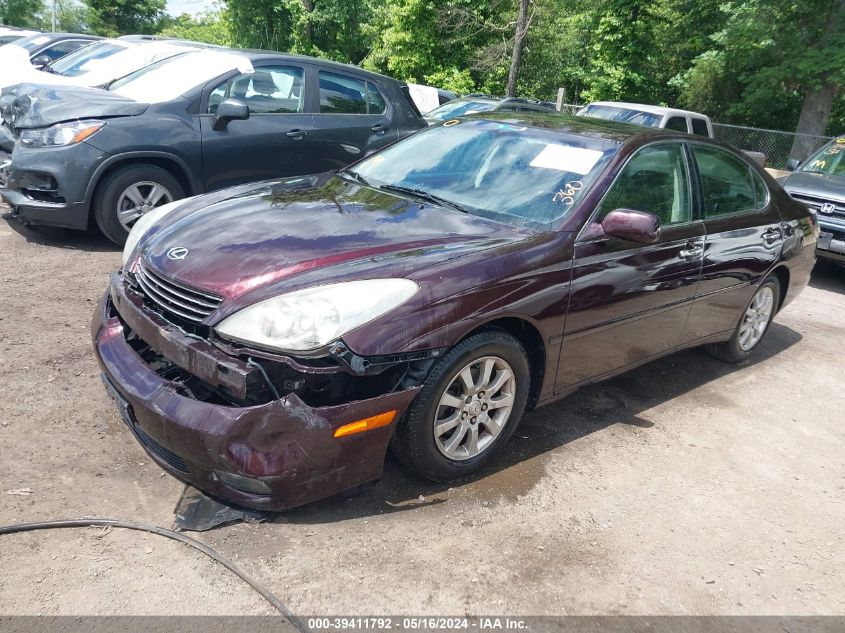 2002 Lexus Es 300 VIN: JTHBF30G220051135 Lot: 39411792