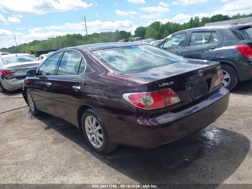 2002 Lexus Es 300 VIN: JTHBF30G220051135 Lot: 39411792