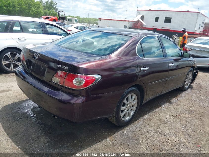 2002 Lexus Es 300 VIN: JTHBF30G220051135 Lot: 39411792