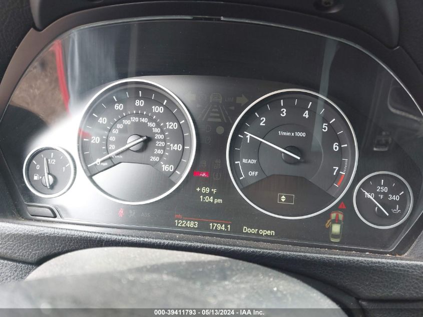 2012 BMW 328I VIN: WBA3A5C55CFJ89712 Lot: 39411793