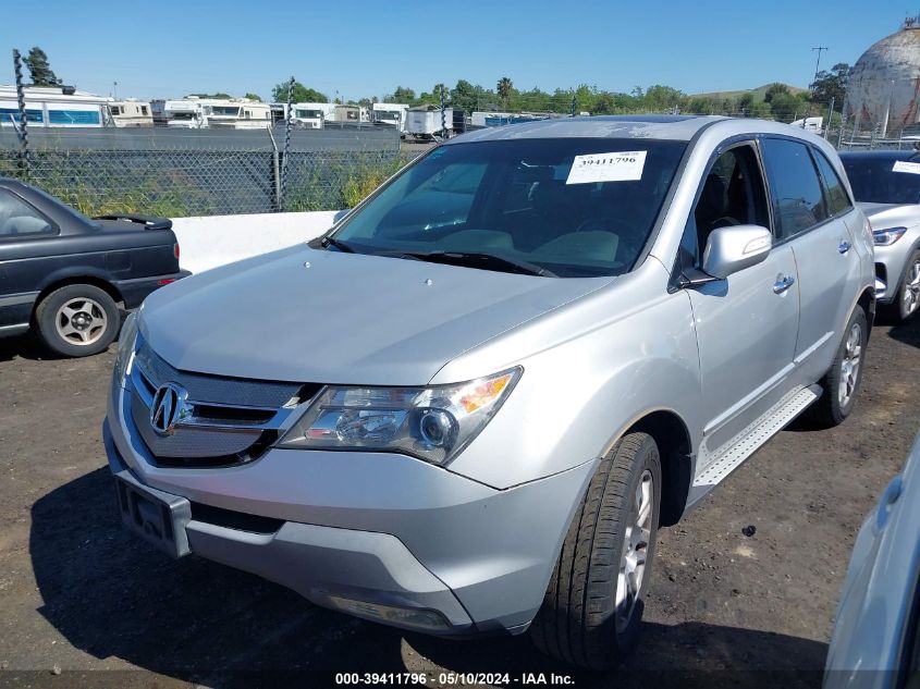 2007 Acura Mdx Technology Package VIN: 2HNYD28427H539410 Lot: 39411796