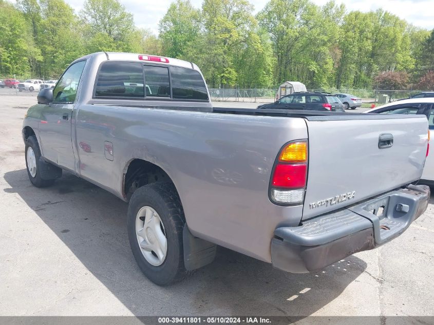 2000 Toyota Tundra VIN: 5TBJN321XYS001185 Lot: 39411801