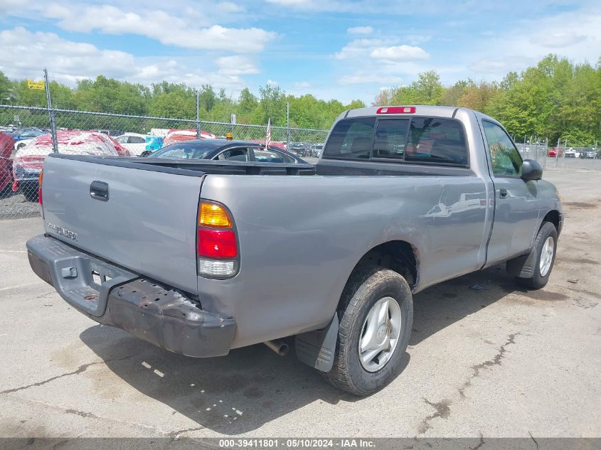 2000 Toyota Tundra VIN: 5TBJN321XYS001185 Lot: 39411801