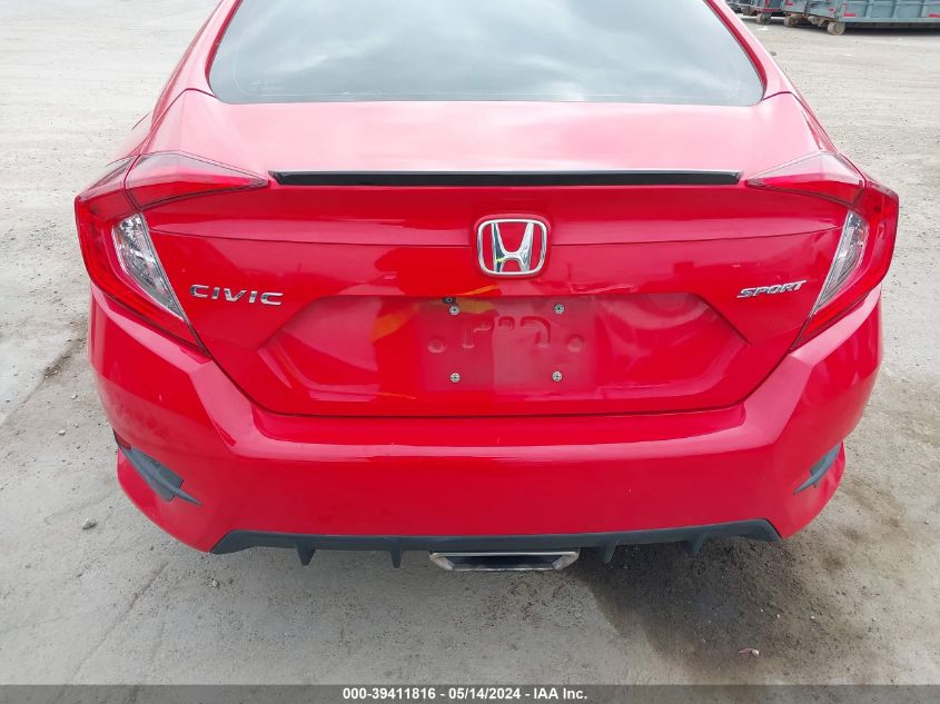 2019 Honda Civic Sport VIN: 2HGFC2F82KH601954 Lot: 39411816