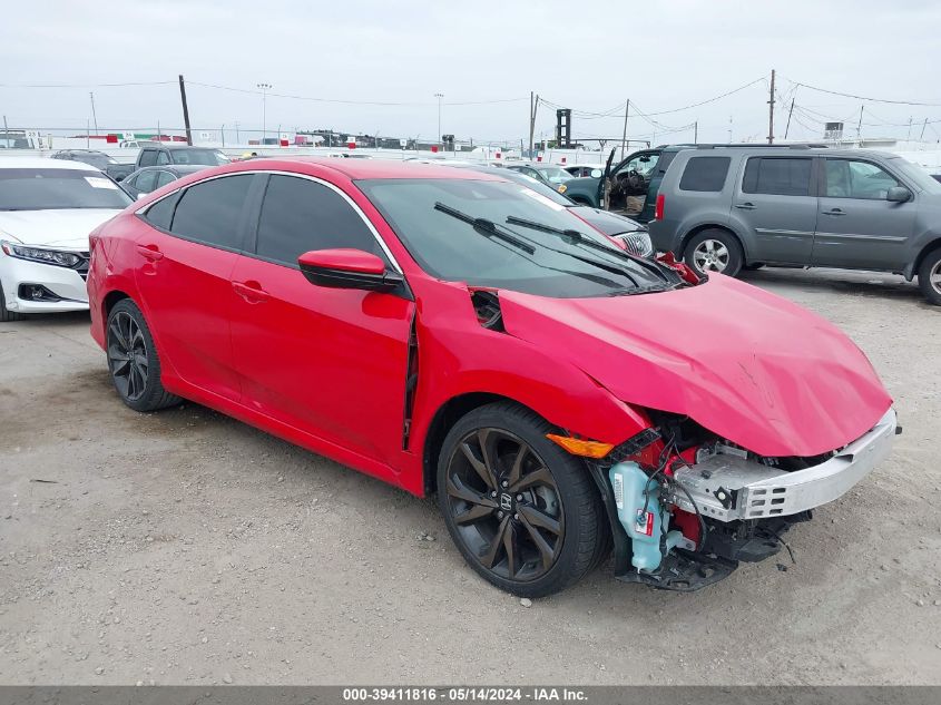 2019 Honda Civic Sport VIN: 2HGFC2F82KH601954 Lot: 39411816