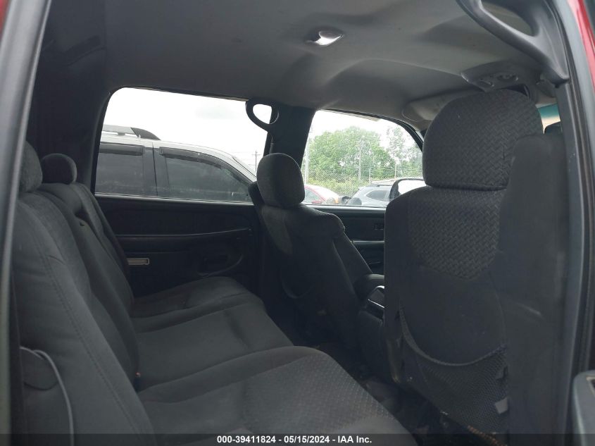 2002 Chevrolet Avalanche 1500 VIN: 3GNEK13T62G127305 Lot: 39411824