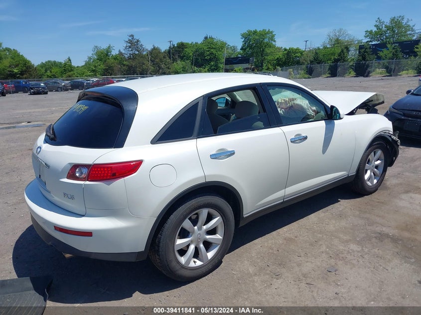 2004 Infiniti Fx35 VIN: JNRAS08U84X111026 Lot: 39411841