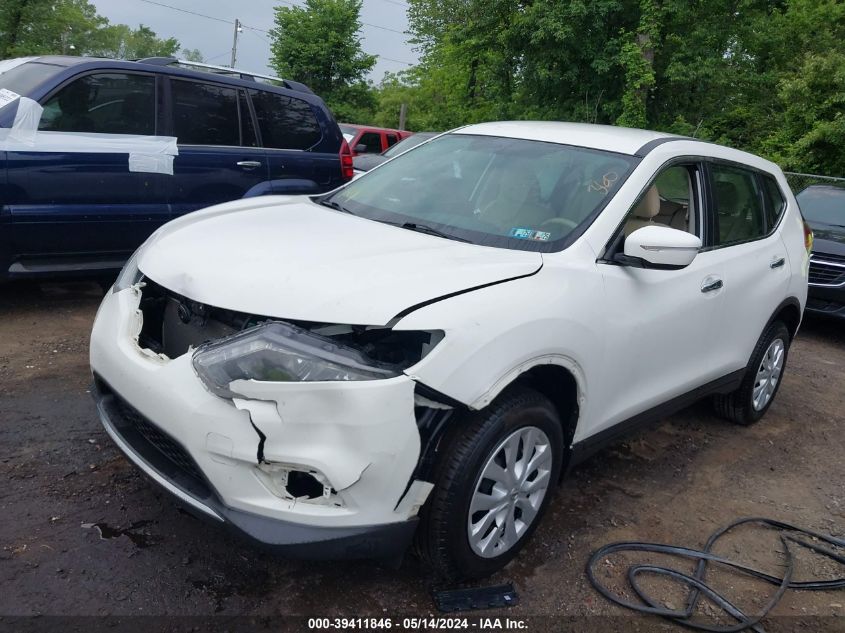 2015 Nissan Rogue S VIN: 5N1AT2MV8FC852533 Lot: 39411846