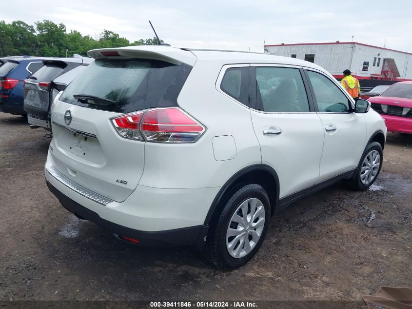 2015 Nissan Rogue S VIN: 5N1AT2MV8FC852533 Lot: 39411846