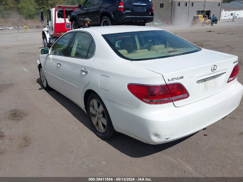 2005 Lexus Es 330 VIN: JTHBA30G055061975 Lot: 39411854