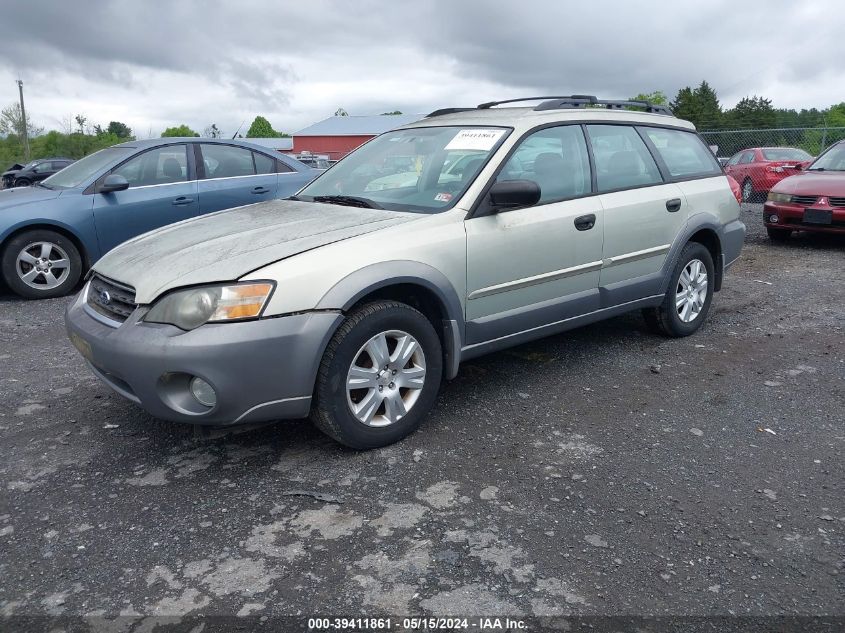 2005 Subaru Outback 2.5I VIN: 4S4BP61C857387388 Lot: 39411861