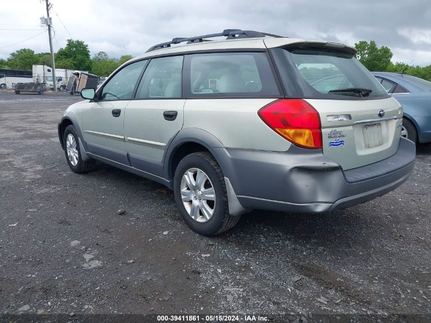 2005 Subaru Outback 2.5I VIN: 4S4BP61C857387388 Lot: 39411861