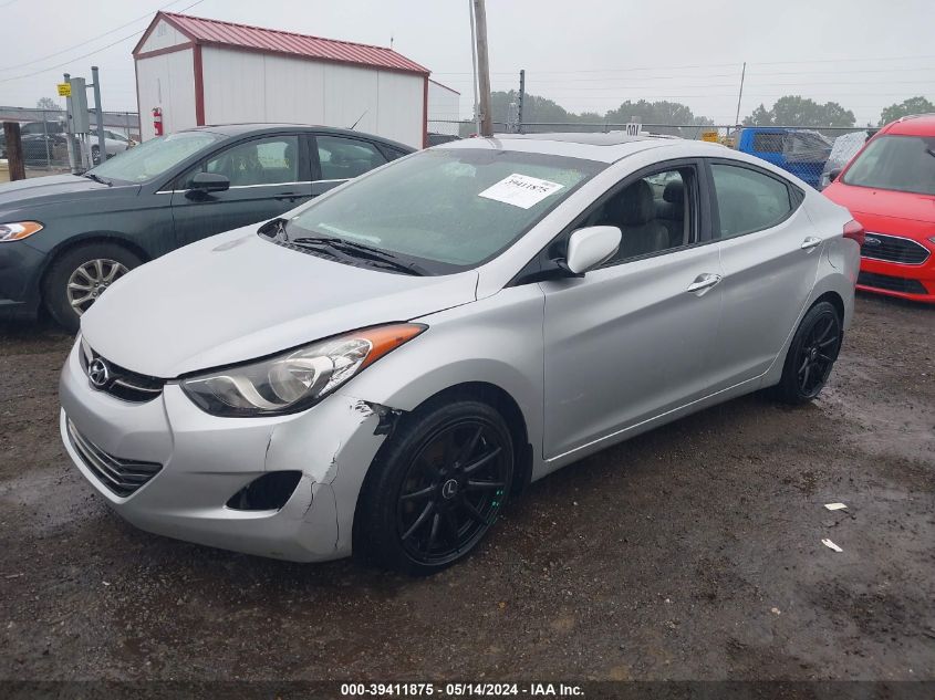 2013 Hyundai Elantra Limited VIN: KMHDH4AE0DU627335 Lot: 39411875