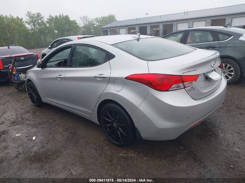 2013 Hyundai Elantra Limited VIN: KMHDH4AE0DU627335 Lot: 39411875