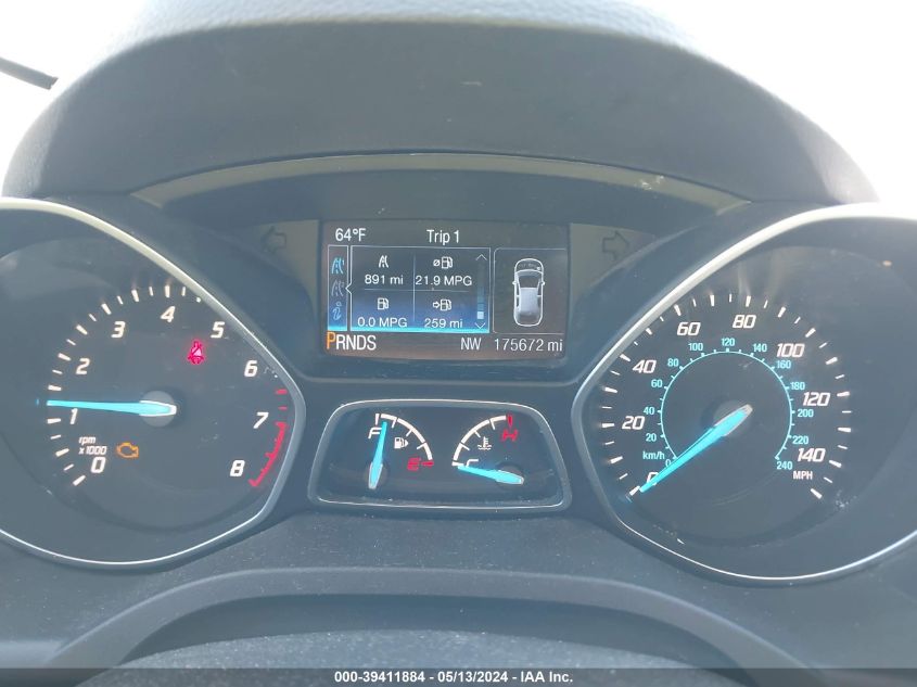 2015 Ford Escape Se VIN: 1FMCU9GX7FUA97056 Lot: 39411884