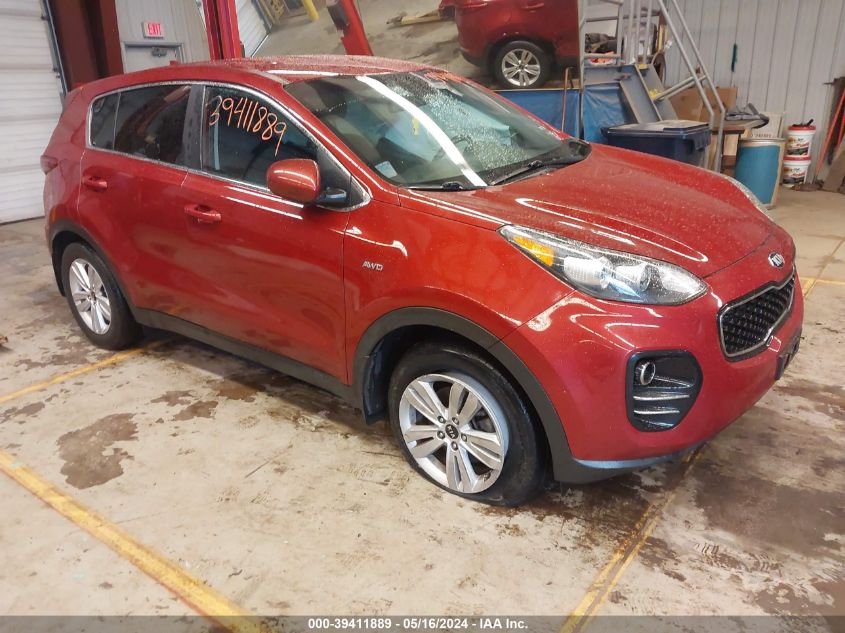 2018 Kia Sportage Lx VIN: KNDPMCAC5J7487637 Lot: 39411889