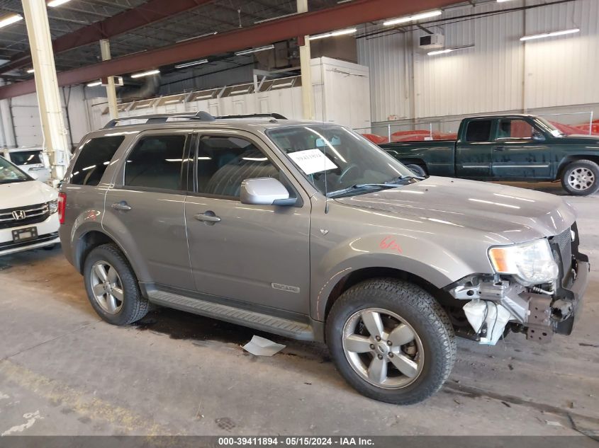 2008 Ford Escape Limited VIN: 1FMCU94178KD84752 Lot: 39411894