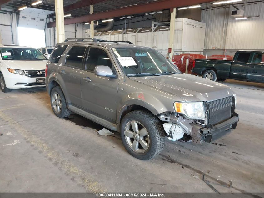 2008 Ford Escape Limited VIN: 1FMCU94178KD84752 Lot: 39411894