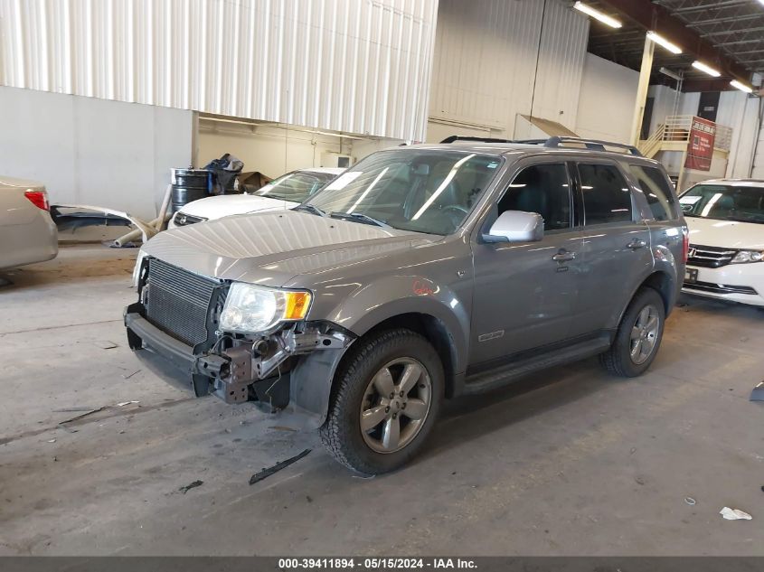 2008 Ford Escape Limited VIN: 1FMCU94178KD84752 Lot: 39411894