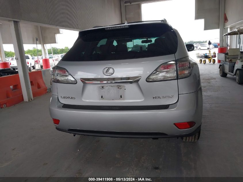 2010 Lexus Rx 350 VIN: 2T2BK1BA9AC0486 Lot: 39411908