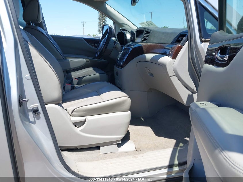 2013 Nissan Quest Sl VIN: JN8AE2KP1D9068910 Lot: 39411913