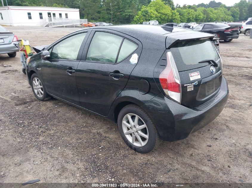 2016 Toyota Prius C Four VIN: JTDKDTB37G1135020 Lot: 39411923