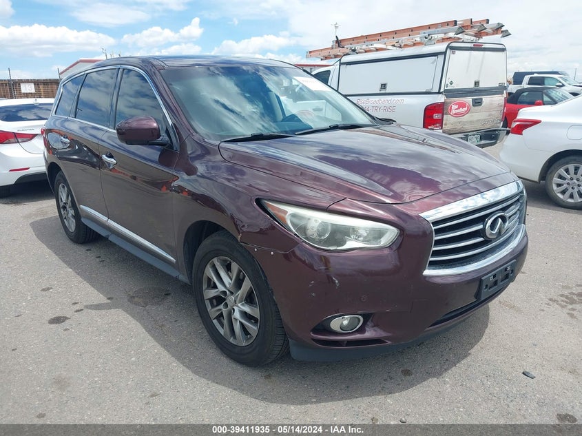 2013 Infiniti Jx35 VIN: 5N1AL0MM4DC315876 Lot: 39411935